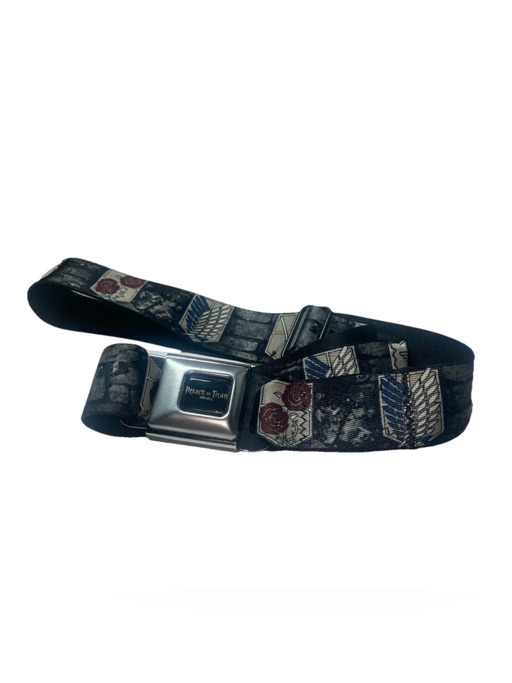 Buckle-Down Sword Art Online Character Seatbelt Belt Attack on Titan Anime